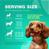 Probiotics for Dogs Gut Health Digestion Immunity Yeast Balance Itchy Skin Allergies Support   Dog Probiotic Chews with Digestive Enzymes for Gut Flora  Soft Treats with Pumpkin and Yeast Powder