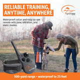 Remote Dog Training Collar Waterproof 500 Yard E Collar for Dogs