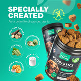 Probiotics for Dogs Gut Health Digestion Immunity Yeast Balance Itchy Skin Allergies Support   Dog Probiotic Chews with Digestive Enzymes for Gut Flora  Soft Treats with Pumpkin and Yeast Powder