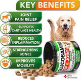(2 Pack) Glucosamine for Dogs  240 Ct  Hip and Joint Supplement for Dogs