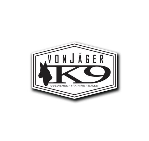 Von Jager K9 Logo Sticker