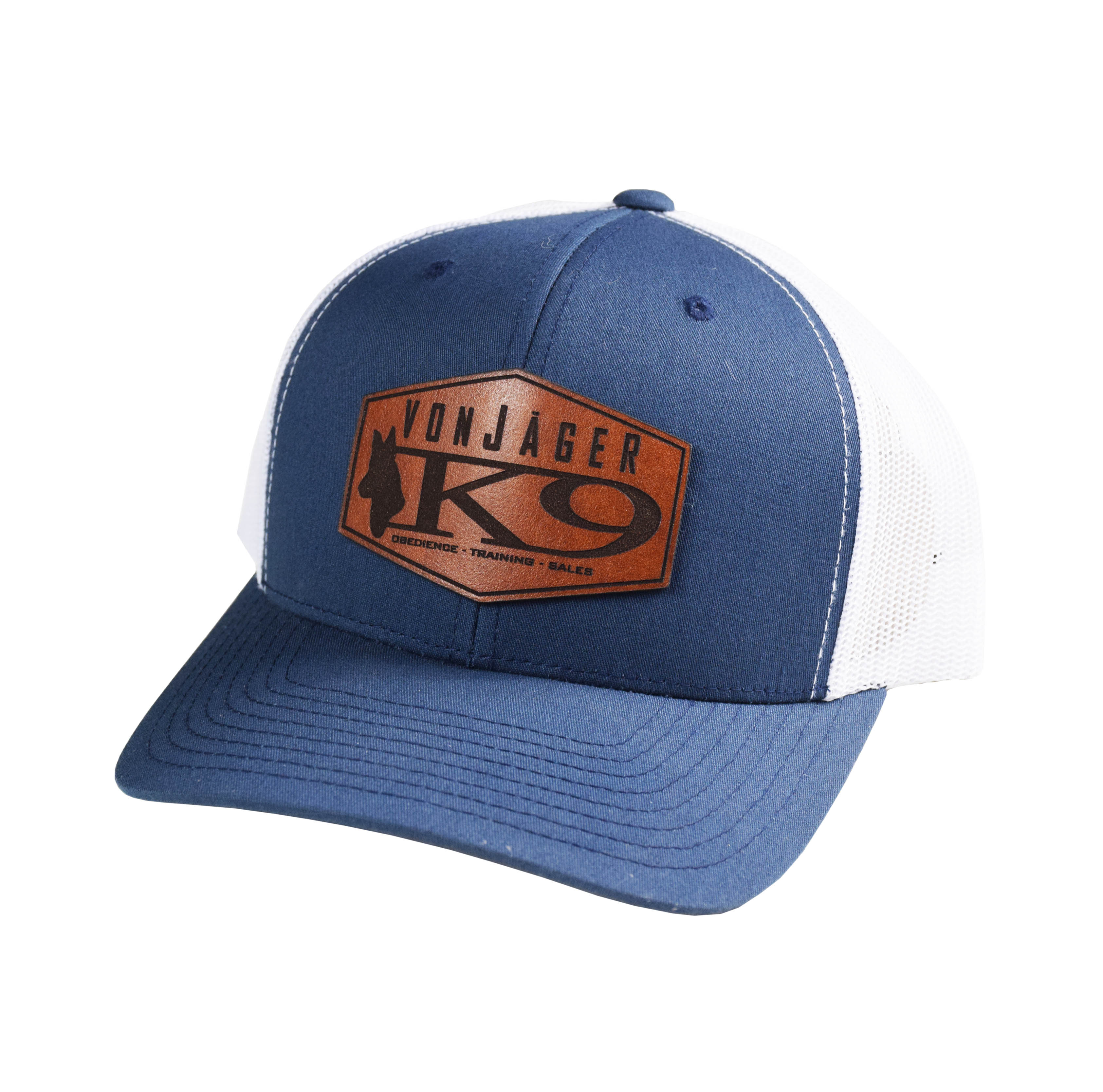 VJK9 Logo Leather Patch Hat – Von Jäger-K9